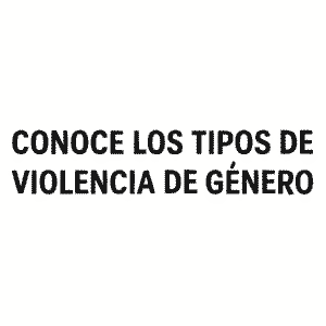 Conoce los tipos de violencia de género